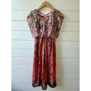 Xtraordinary Girl's Size 7 Brown and Pink Maxi Dress